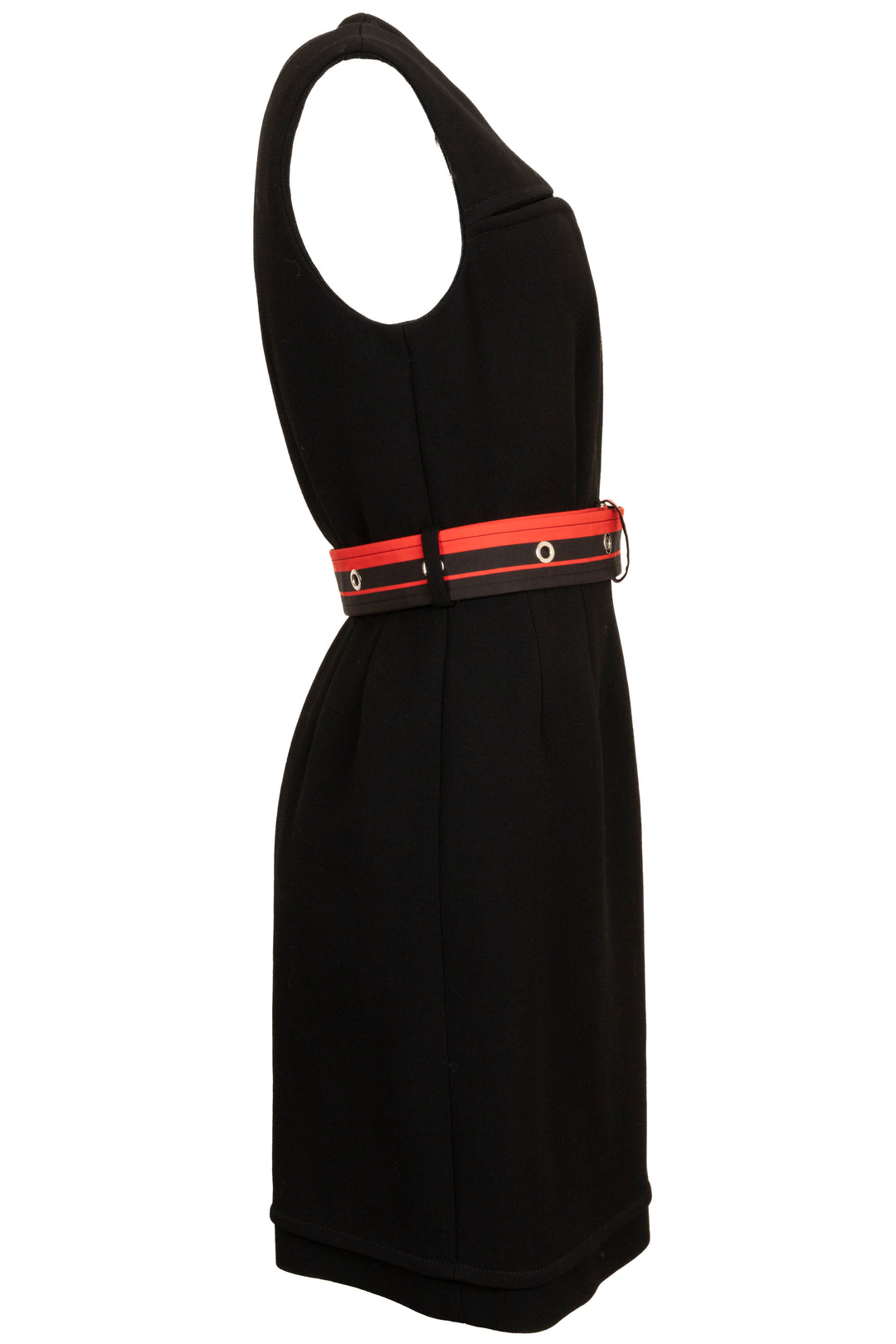 Robe ceinturée LOUIS VUITTON 2021 Game On en laine noire