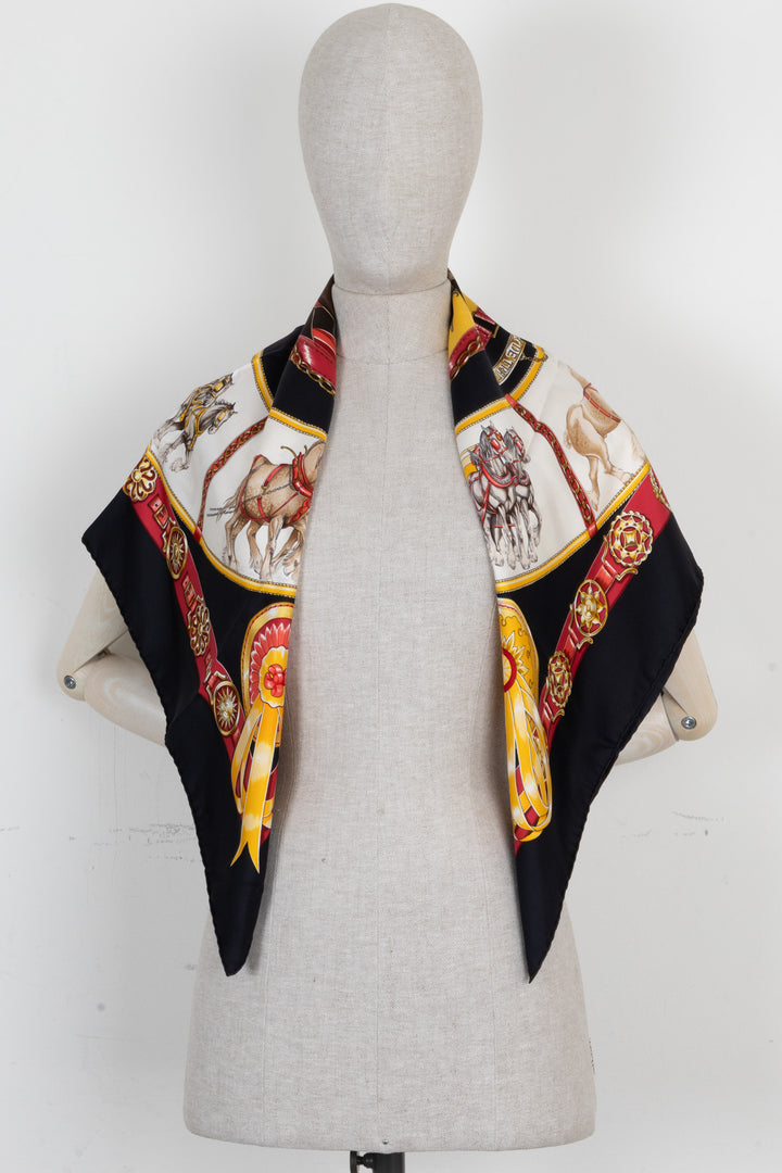 HERMÈS L'Ombrelle Magique Carré 90 Silk Multicolor