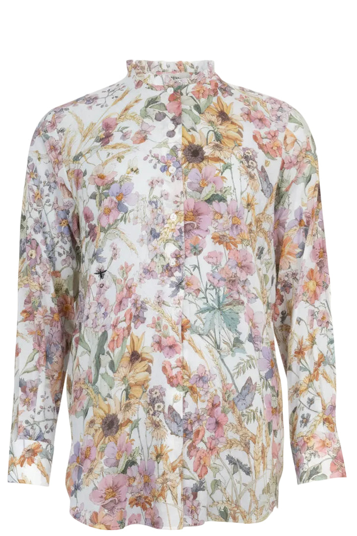 CHRISTIAN DIOR Chemise en coton à imprimé floral coloris pastel