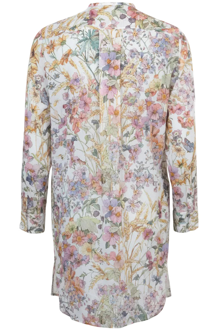 CHRISTIAN DIOR Chemise en coton à imprimé floral coloris pastel
