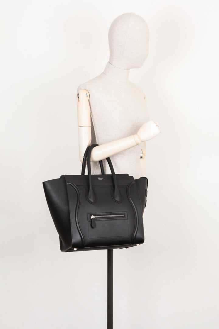 CÉLINE Mini Luggage Bag Black