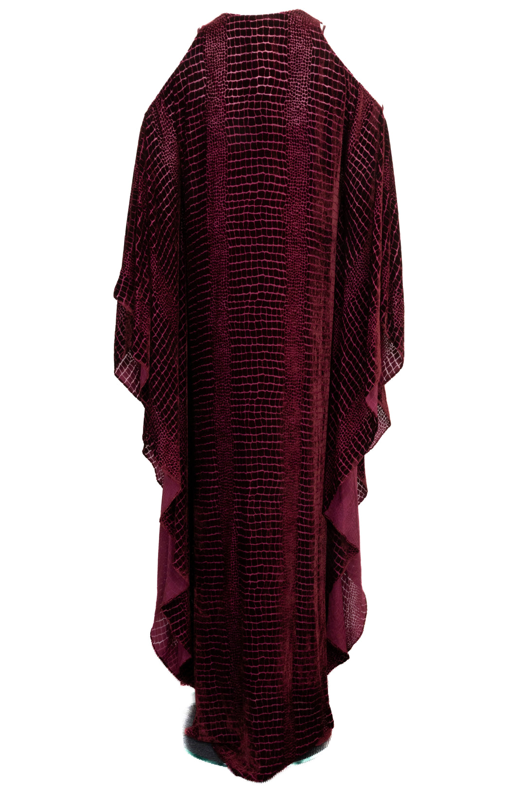 ROBE LONGUE ROBERTO CAVALLI Velours Bordeaux