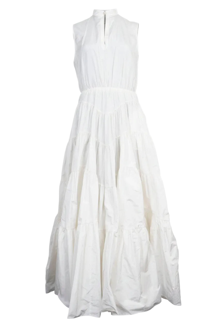 Robe en taffetas blanc CHRISTIAN DIOR 2024