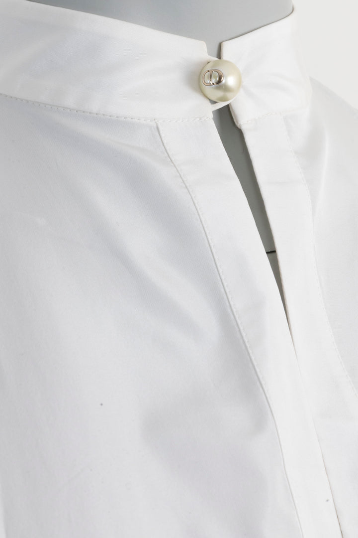 Robe en taffetas blanc CHRISTIAN DIOR 2024