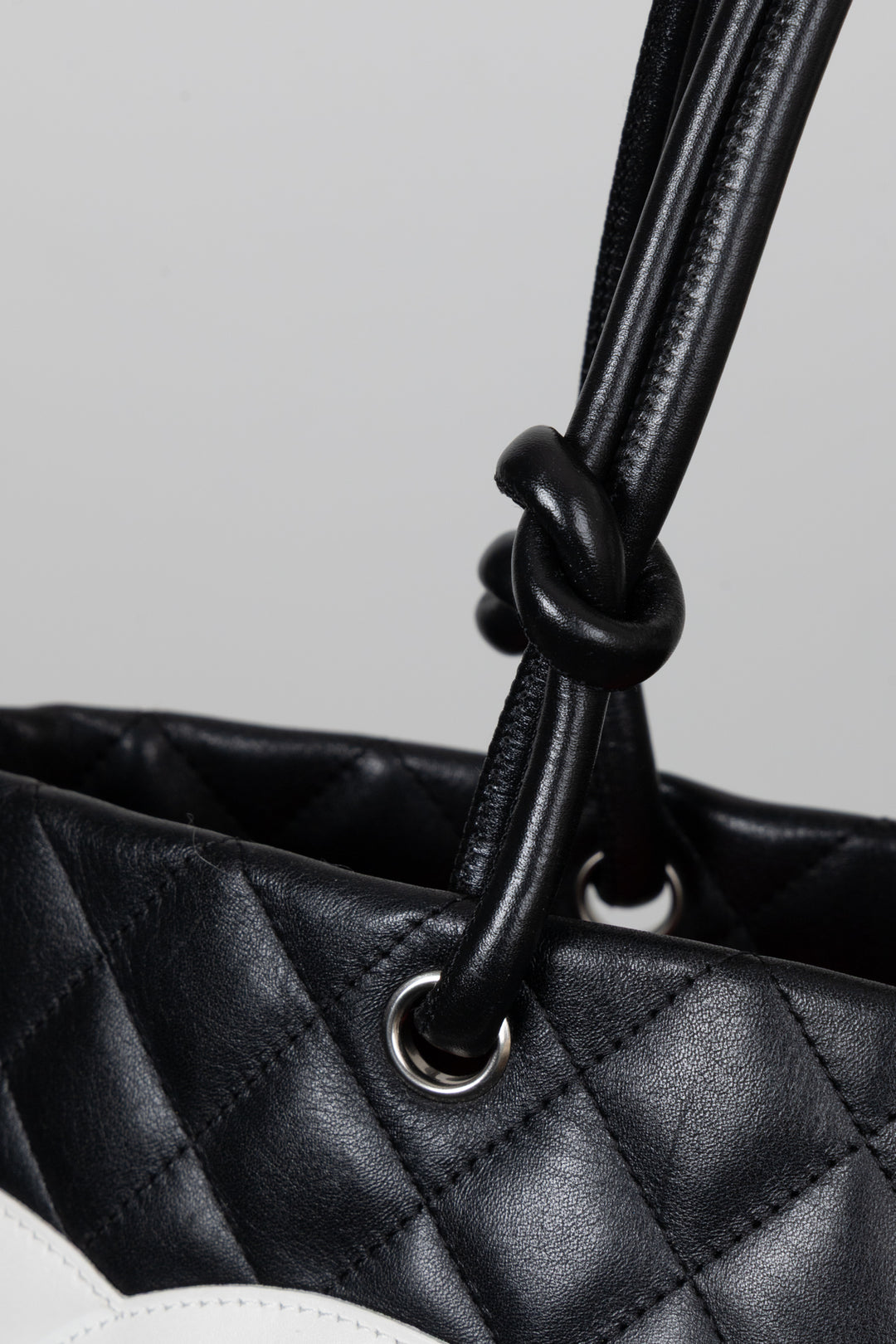 CHANEL Cambon CC Small Tote Bag Black