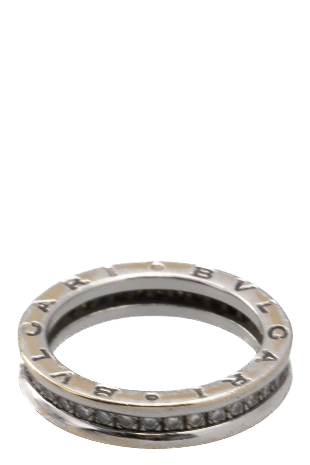 BVLGARI B.Zero1 Ring 18k White Gold Diamonds