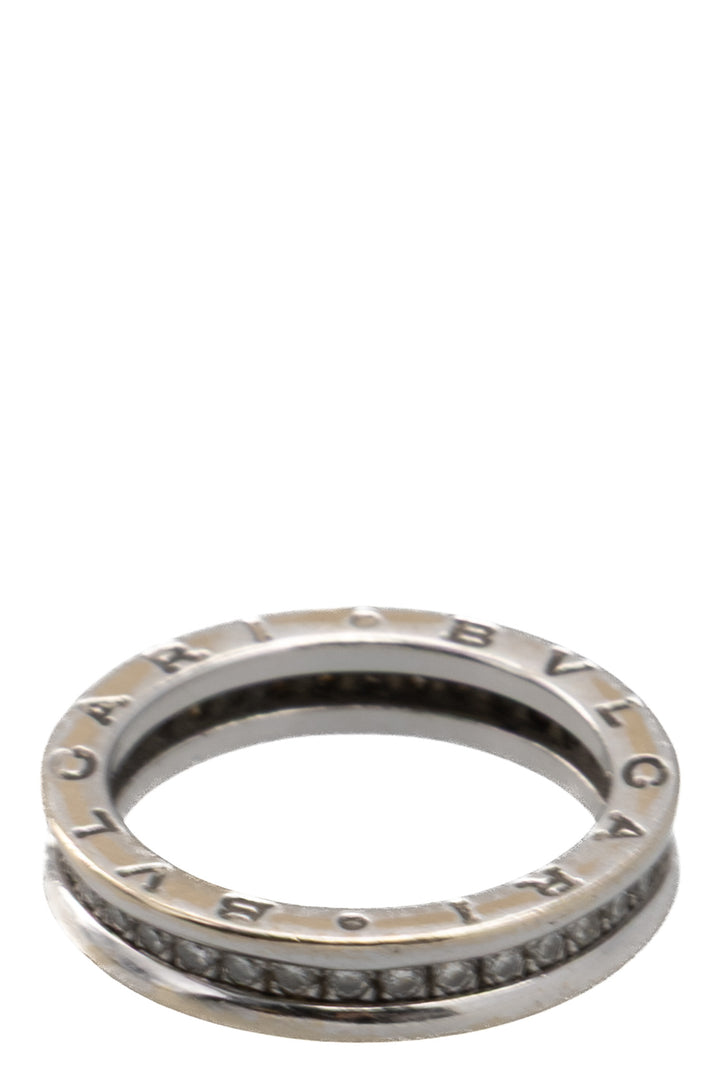 BVLGARI B.Zero1 Ring 18k White Gold Diamonds