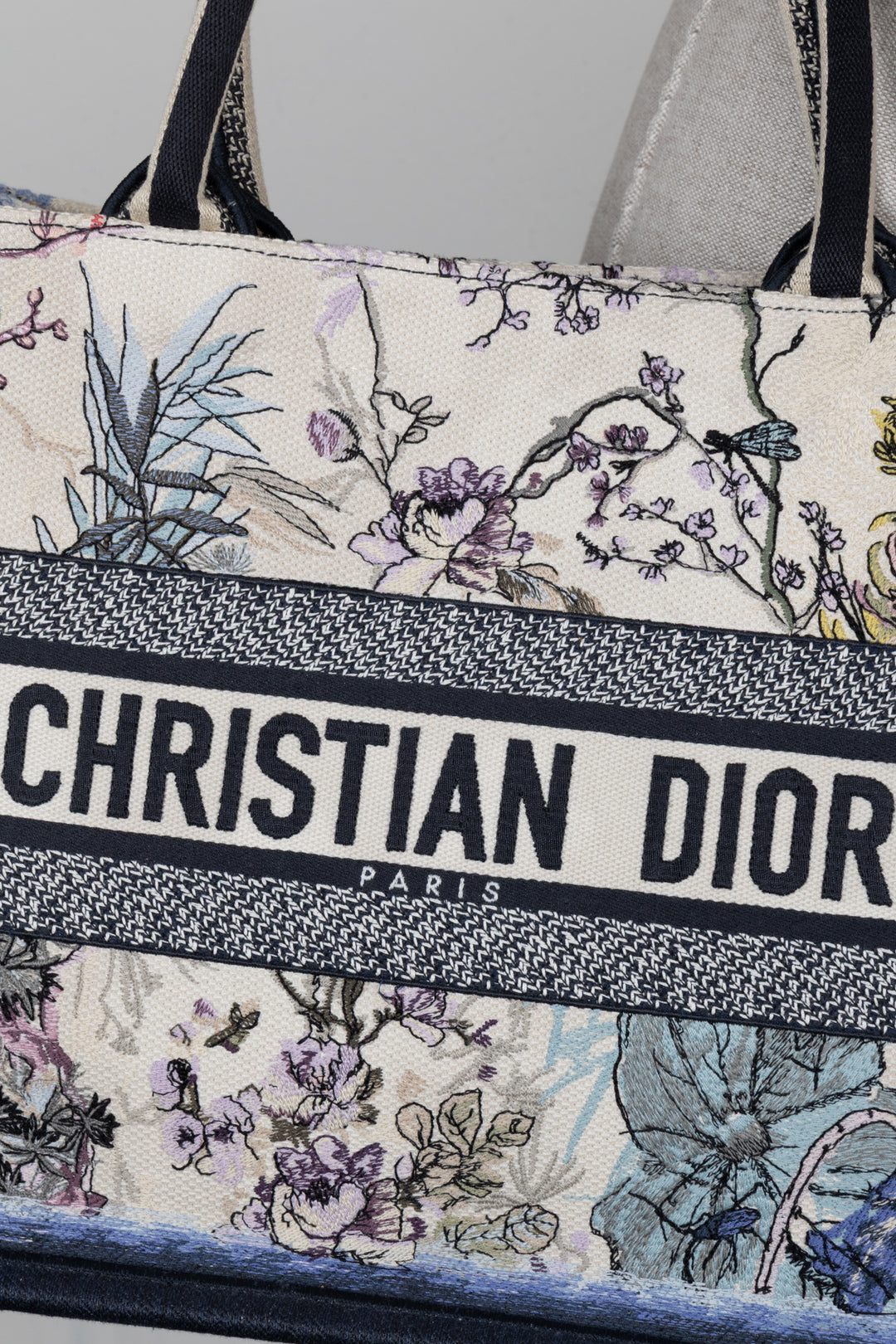 CHRISTIAN DIOR Medium Book Tote Panelli Embroidery