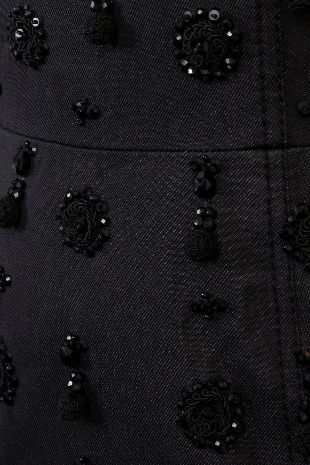 PRADA Embroidered Dress Denim Grey