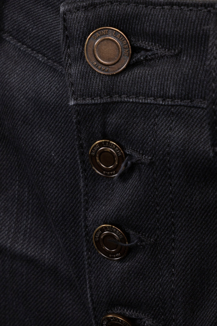 SAINT LAURENT Jeans FL-HW Denim Black