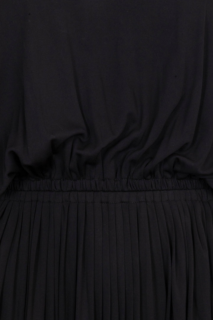 CHRISTIAN DIOR Robe mi-longue noire