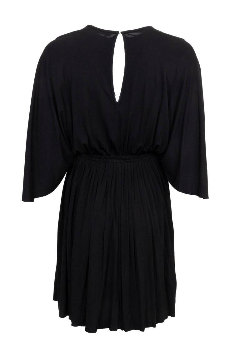 CHRISTIAN DIOR Robe mi-longue noire
