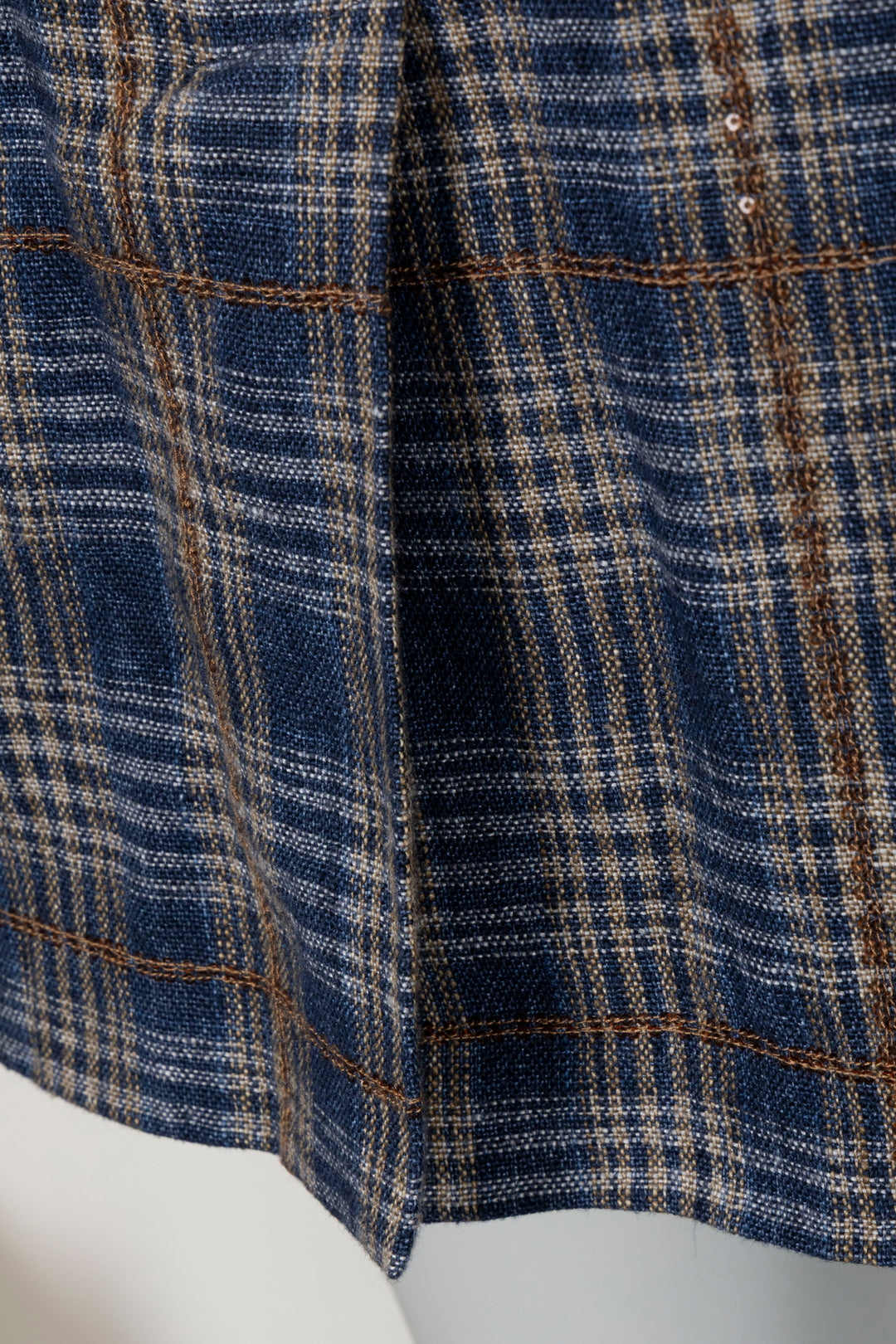 BRUNELLO CUCINELLI Blazer à sequins en lin bleu