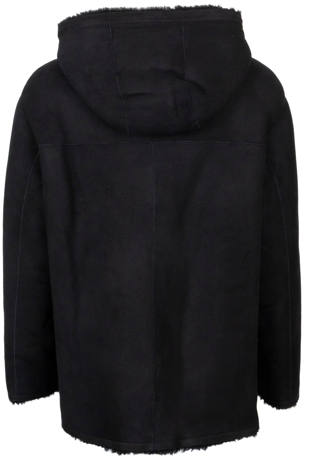 CHRISTIAN DIOR Manteau réversible en daim noir