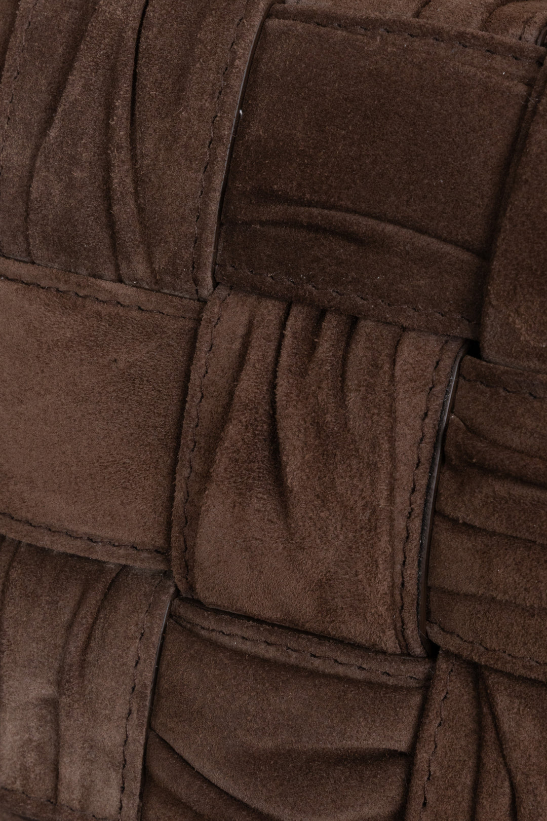 BOTTEGA VENETA Cassette Bag Suede Brown
