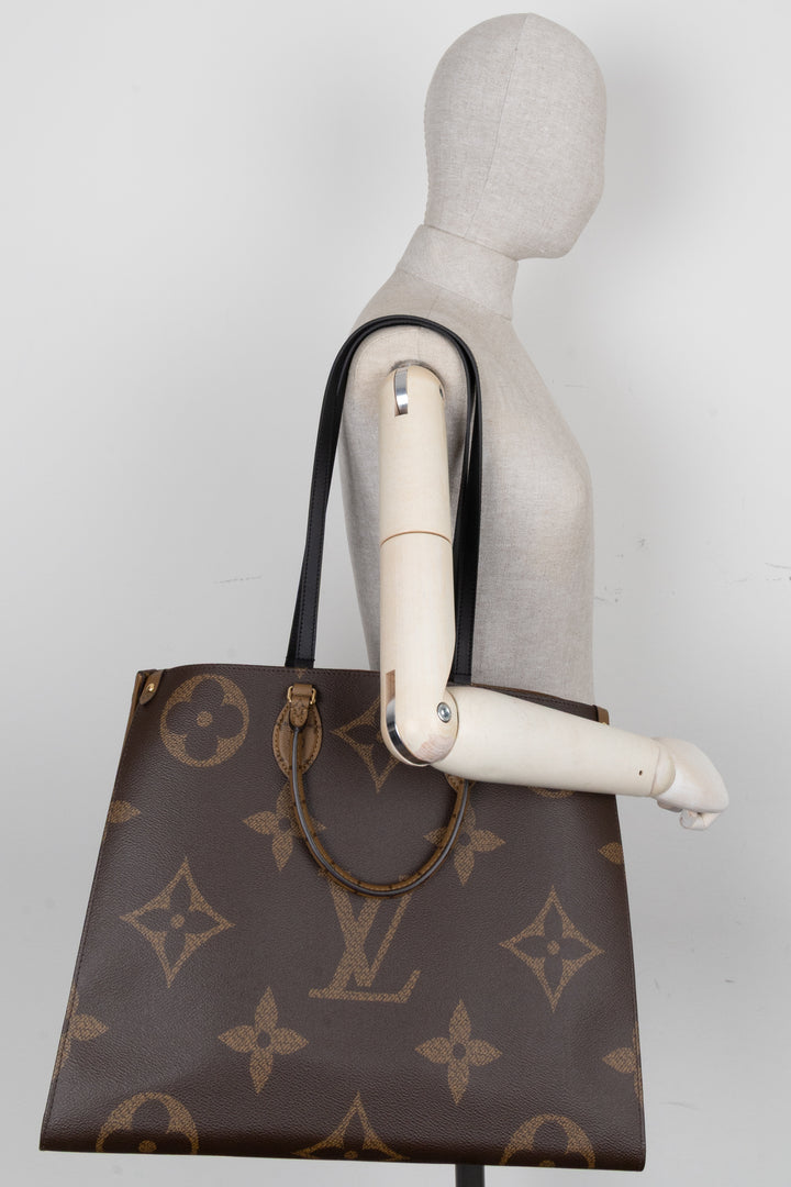 LOUIS VUITTON OnTheGo GM Giant MNG Reverse