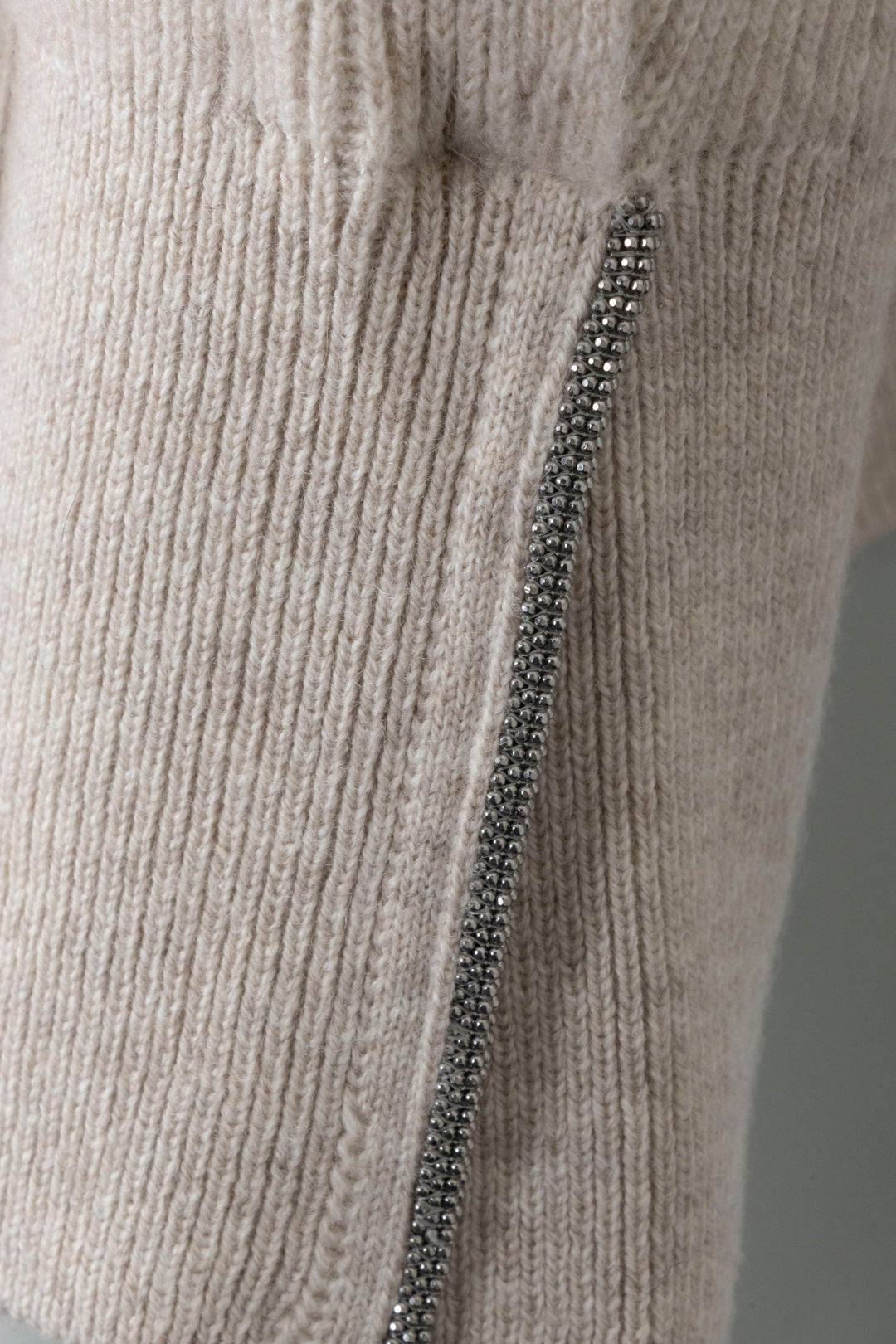 BRUNELLO CUCINELLI Open Sleeve Knit Beige