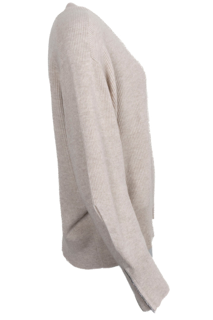 BRUNELLO CUCINELLI Open Sleeve Knit Beige