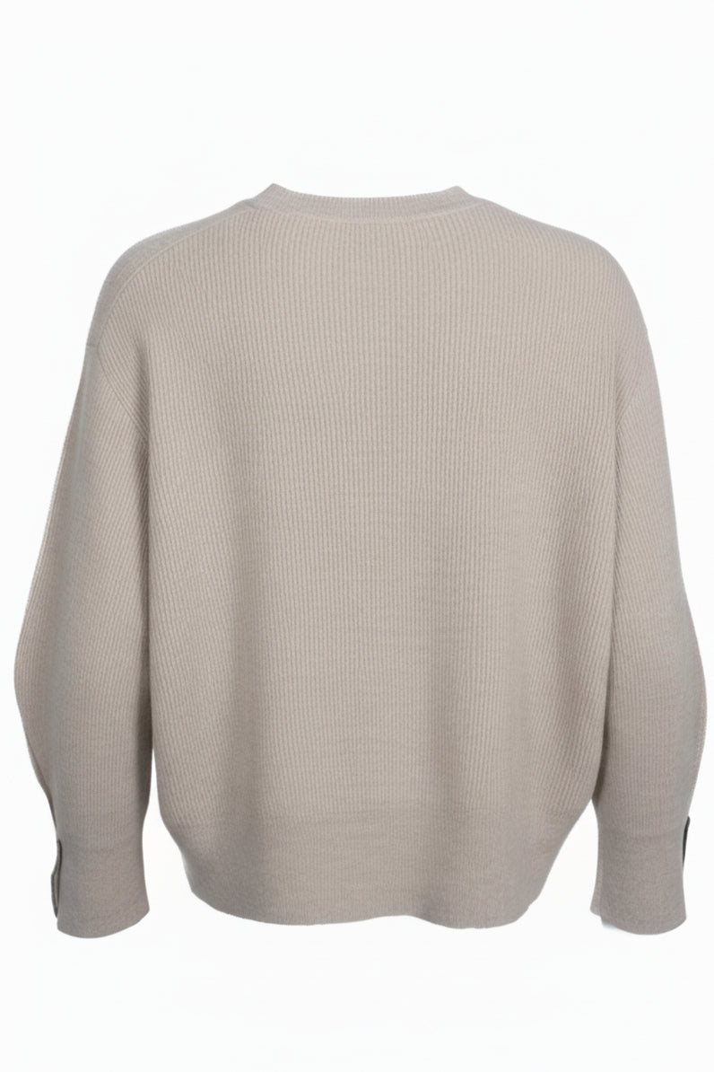 BRUNELLO CUCINELLI Open Sleeve Knit Beige