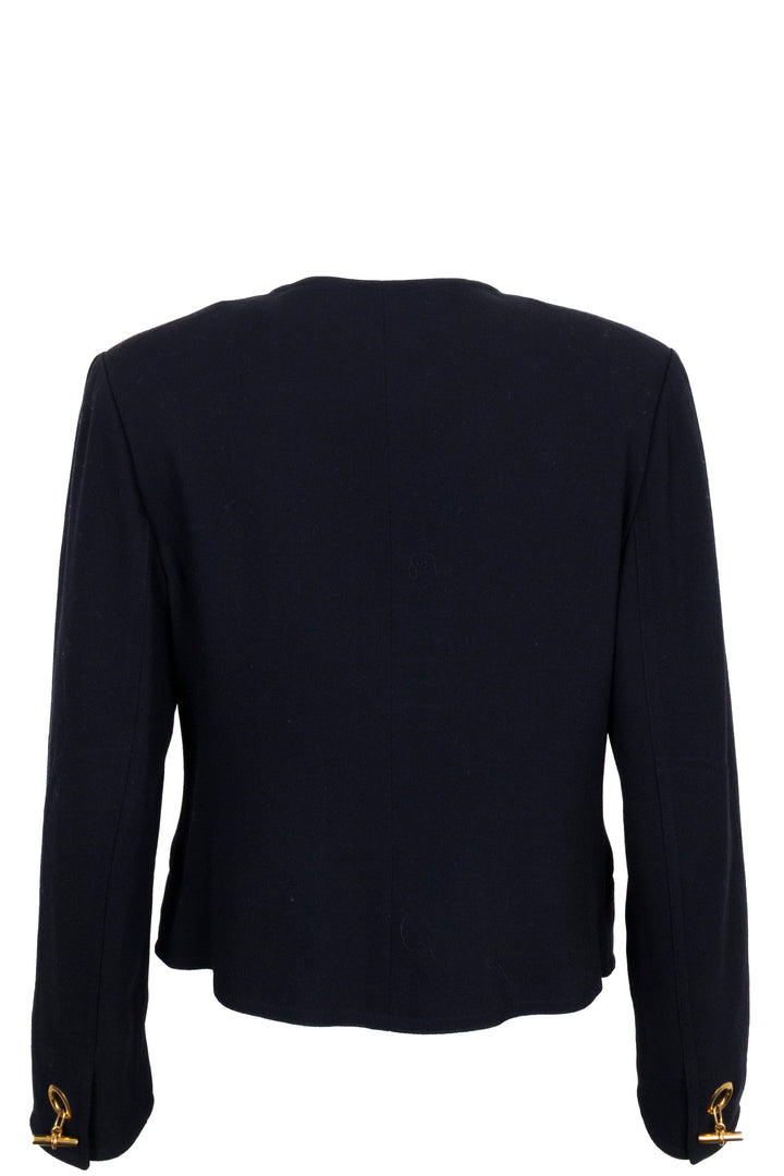 Veste à brandebourgs HERMÈS bleu marine