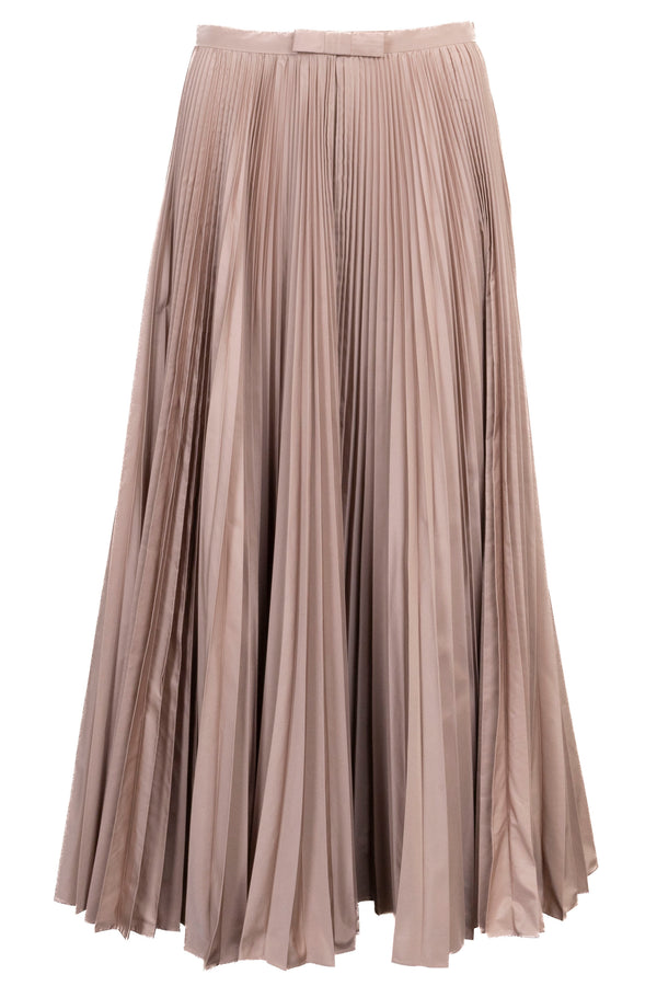 CHRISTIAN DIOR Pleated Open Skirt Blush