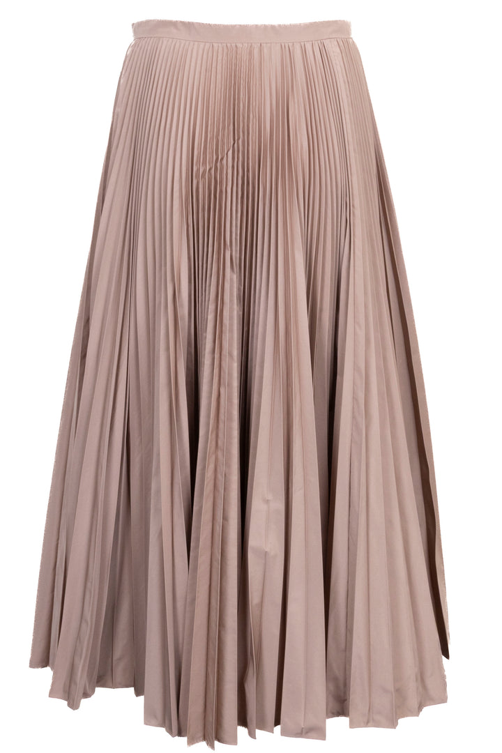 CHRISTIAN DIOR Pleated Open Skirt Blush