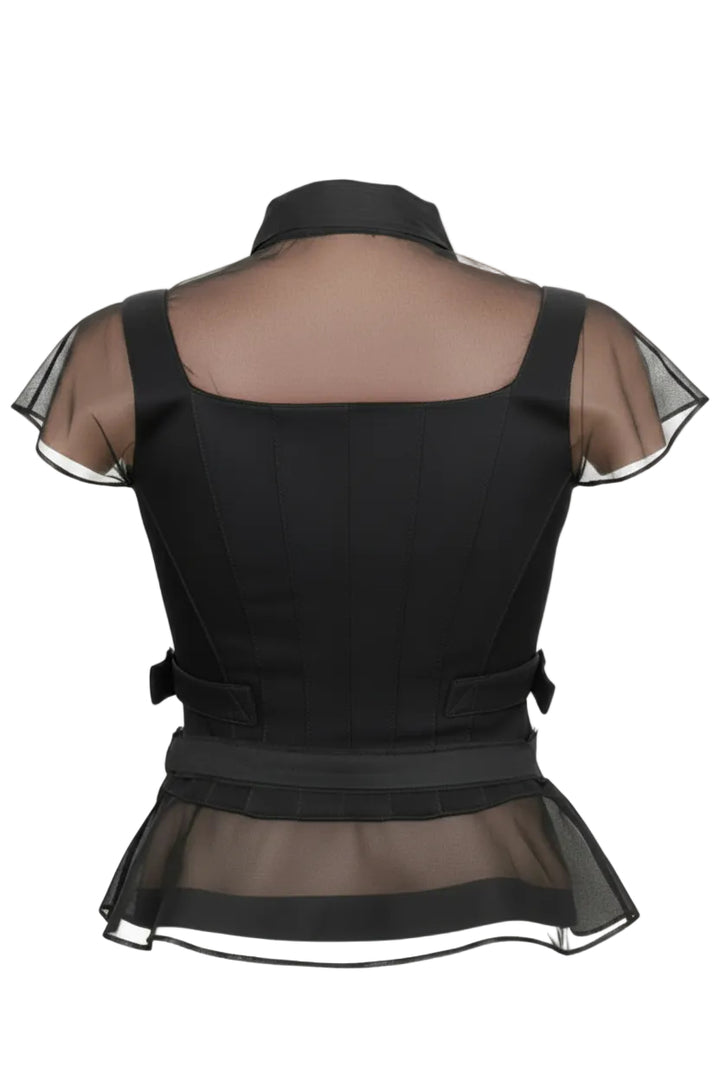 CHRISTIAN DIOR Haut Deux Pièces Noir