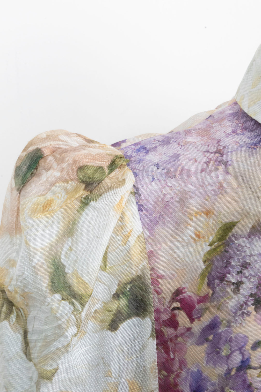 ZIMMERMANN Shirt Linen Silk Multicolor