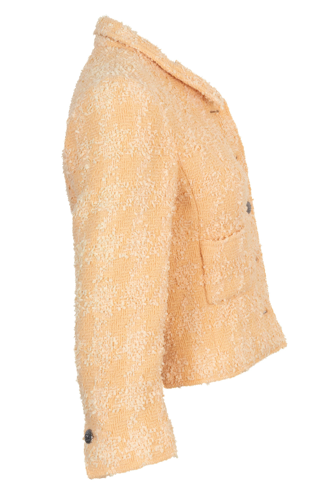 CHANEL Tweed Jacket Peach