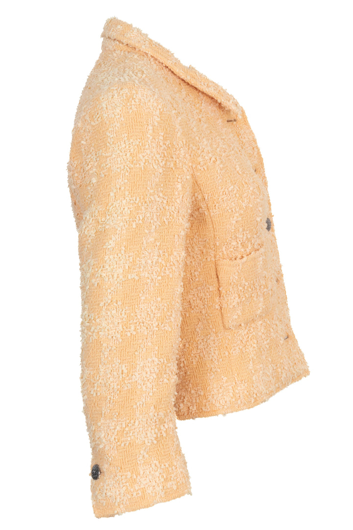 CHANEL Tweed Jacket Peach