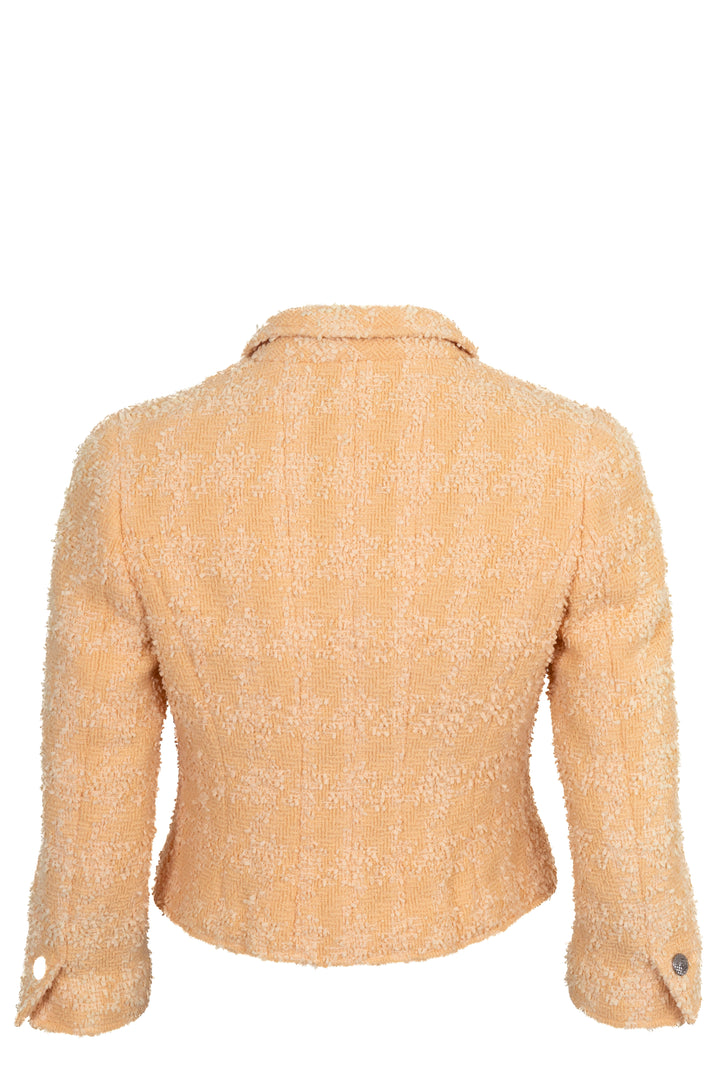 CHANEL Tweed Jacket Peach