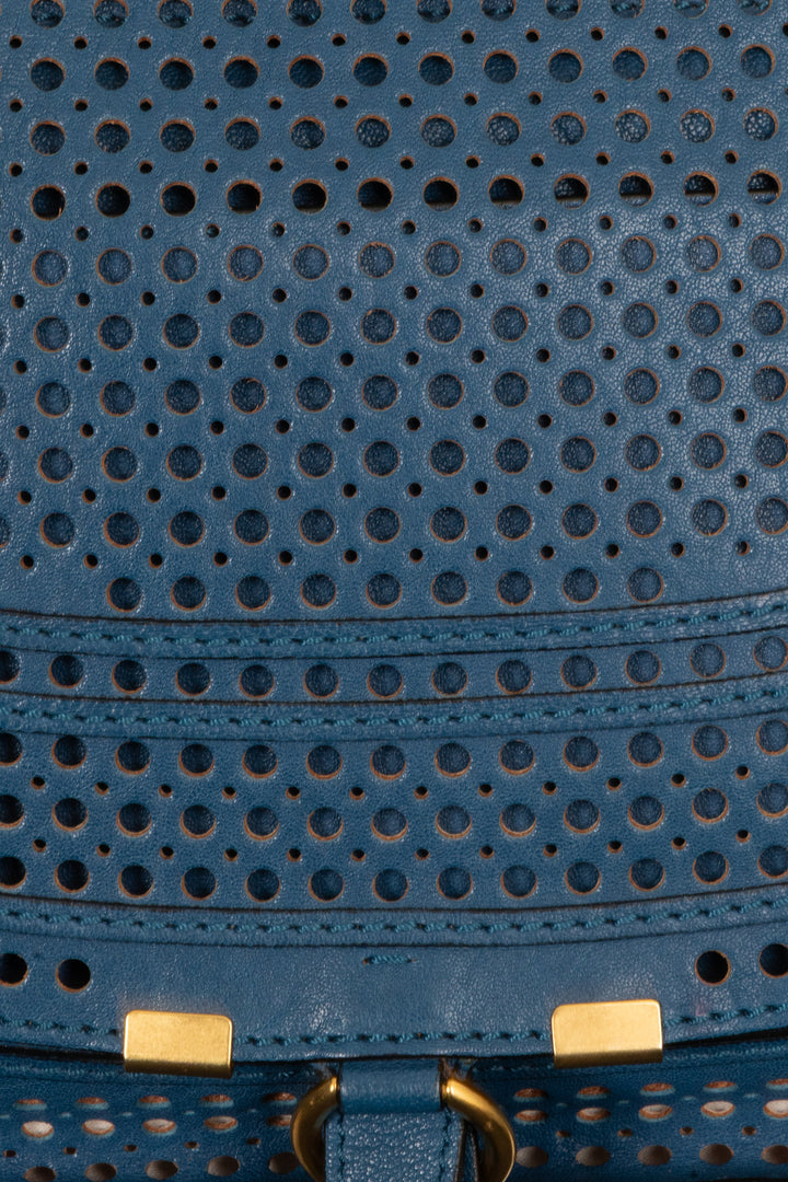 CHLOÉ Marcie Bag Perforated Blue