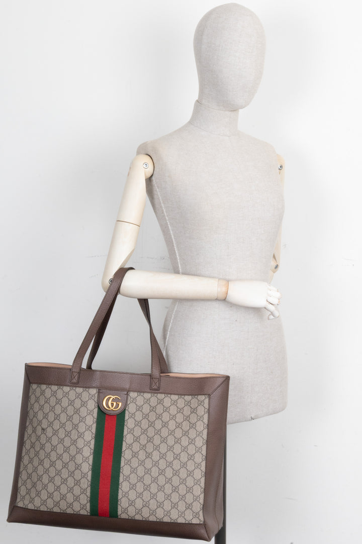 GUCCI Ophidia Tote GG Supreme