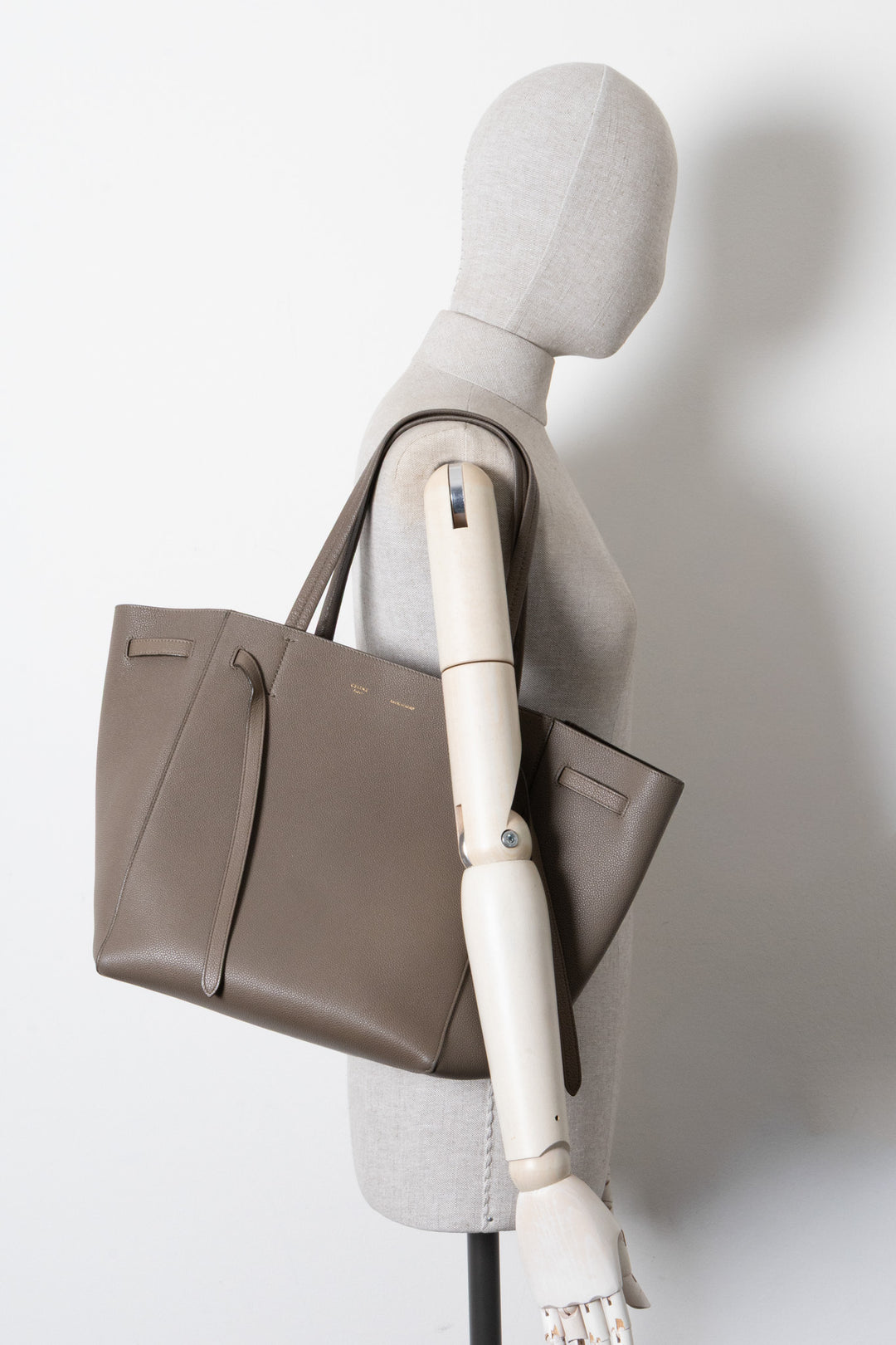 CÉLINE Phantom Cabas Cabas Étoupe