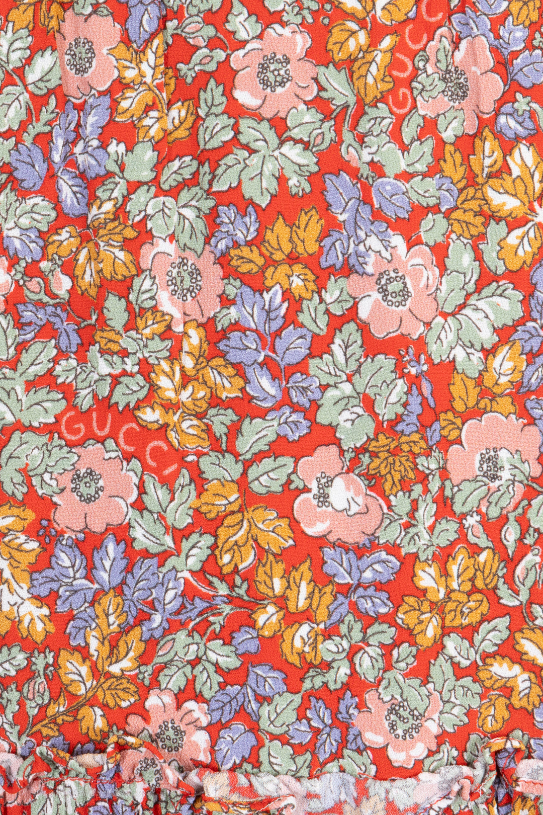 Robe multicolore GUCCI à imprimé floral
