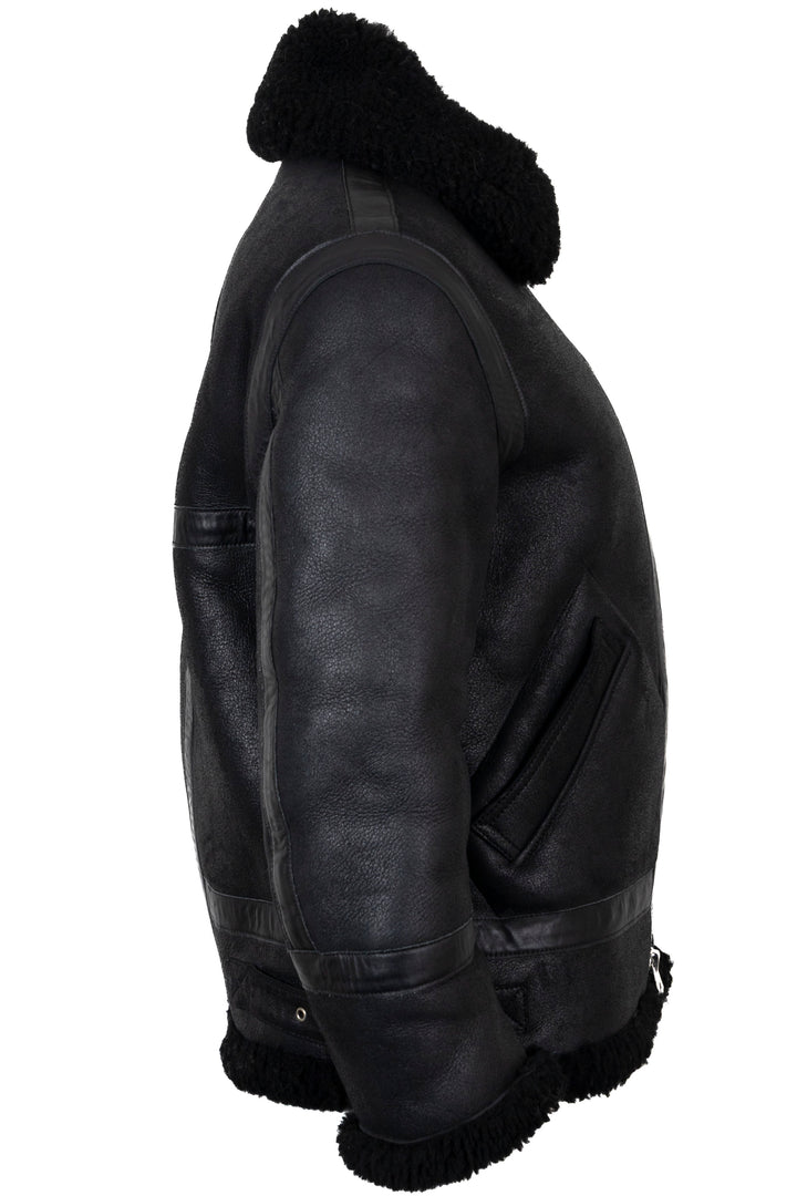 ACNE STUDIOS Biker Jacket Shearling Black