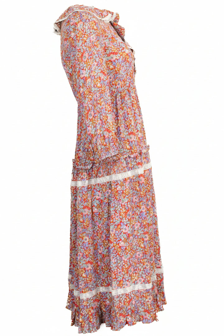 Robe multicolore GUCCI à imprimé floral