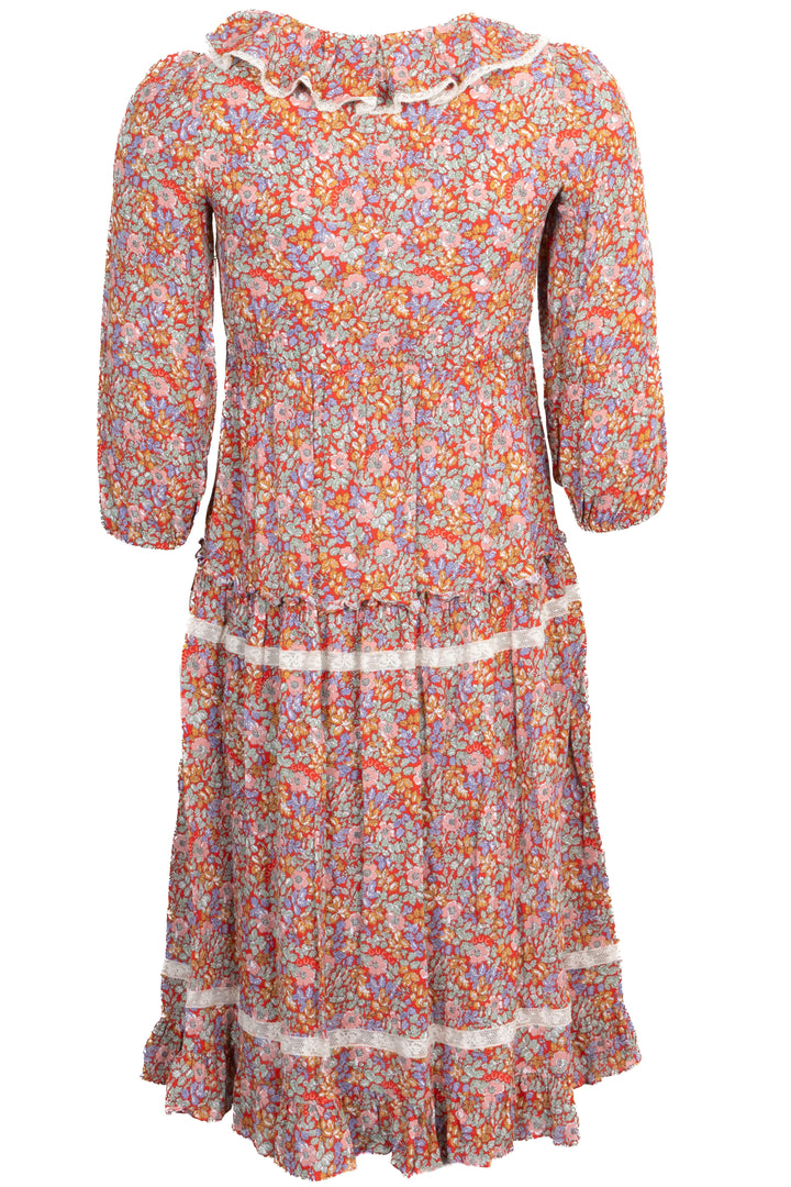 Robe multicolore GUCCI à imprimé floral