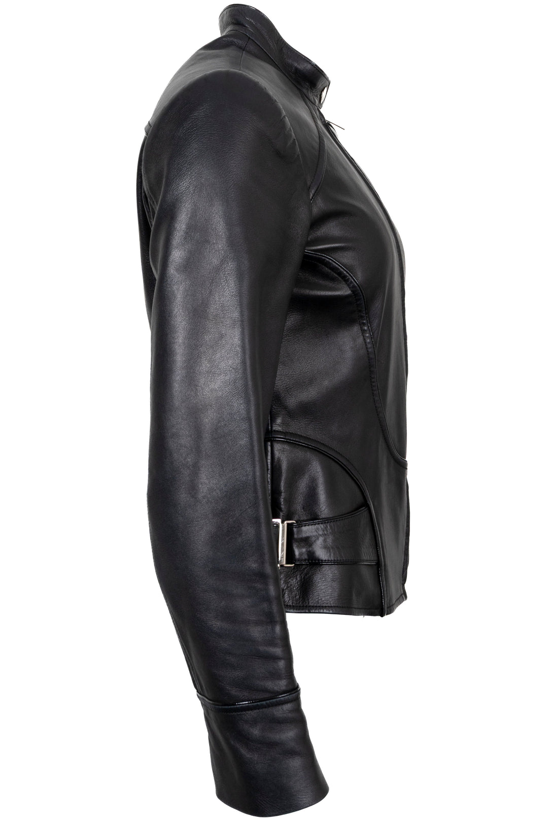 Veste motard GUCCI en cuir noir