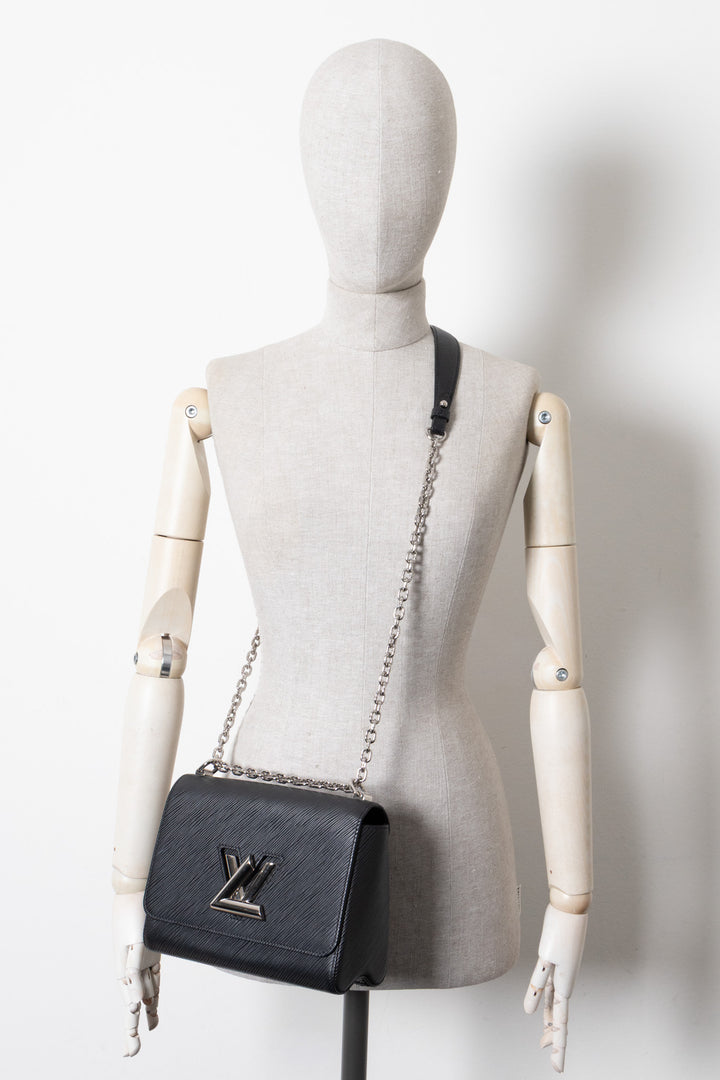 LOUIS VUITTON Twist MM Epi Noir