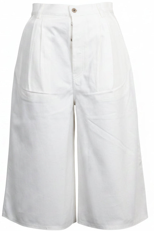 LOEWE Cropped Pants Denim White