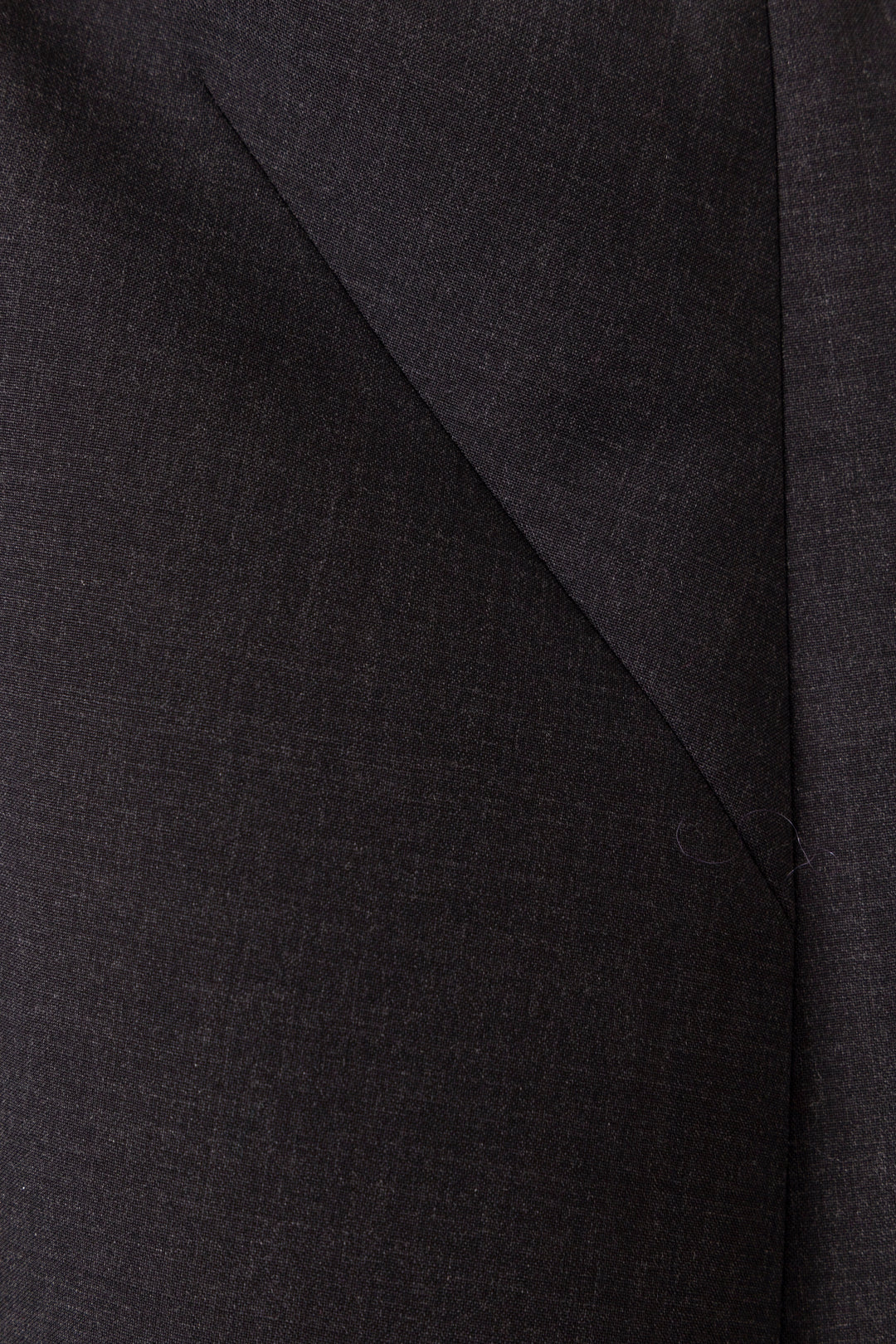 PRADA 2022 Flared Dress Wool Charcoal