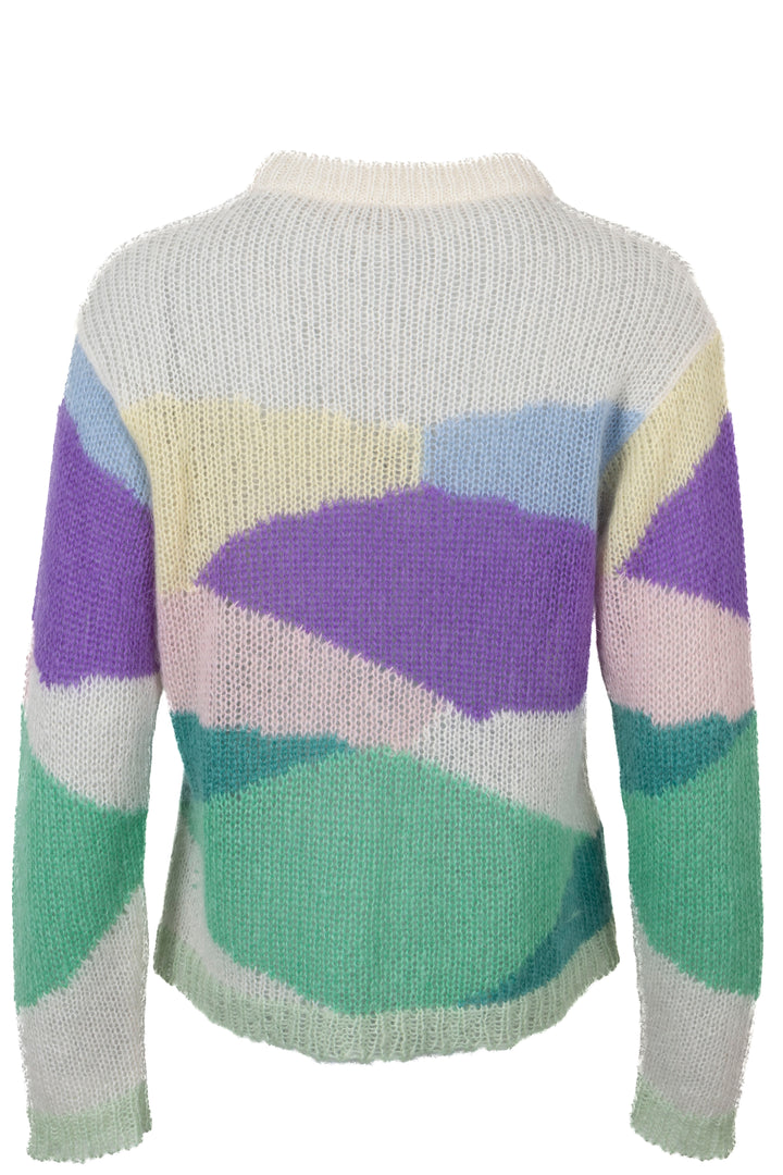 MIU MIU 2020 Farm House Sweater Mohair Multicolor
