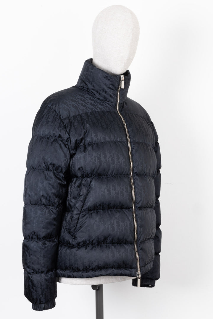 CHRISTIAN DIOR Homme Oblique Down Jacket Black