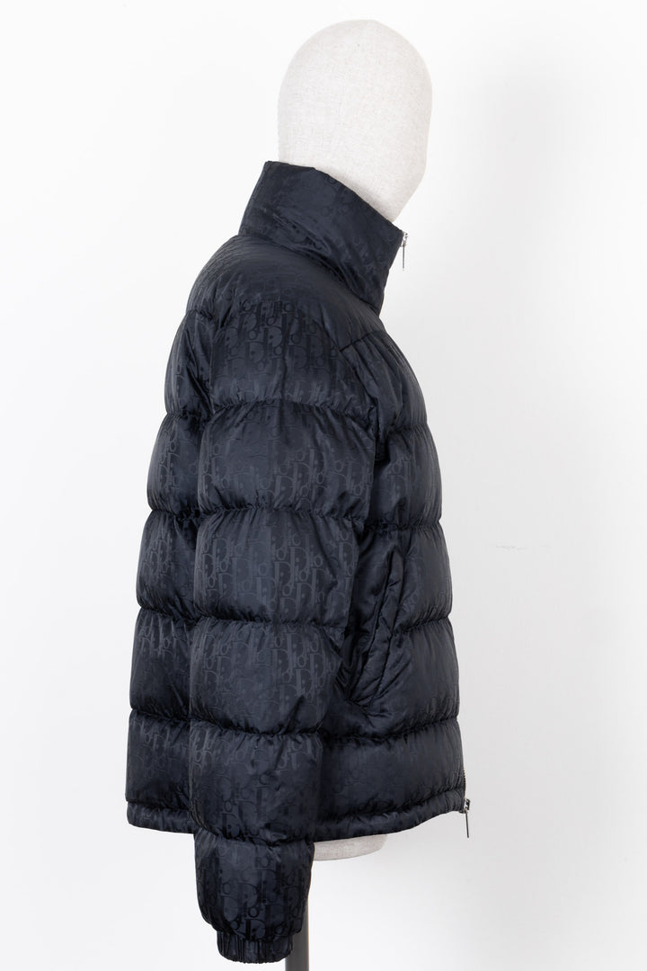 CHRISTIAN DIOR Homme Oblique Down Jacket Black