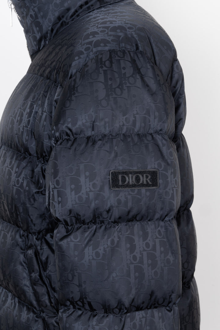 CHRISTIAN DIOR Homme Oblique Down Jacket Black