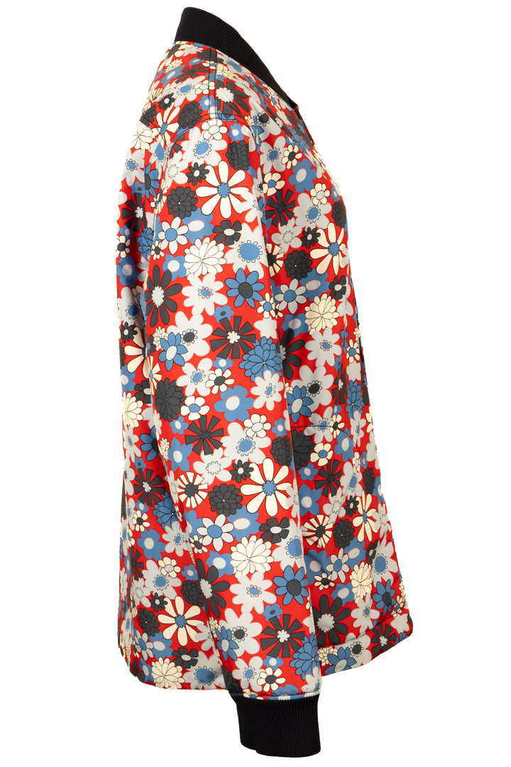 MARNI Floral Bomber Jacket Multicolor