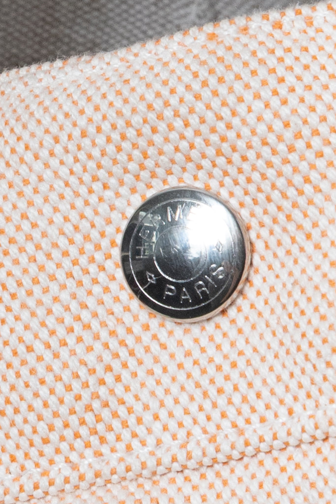 HERMÈS Fourre Tout Tote Bag Canvas Orange