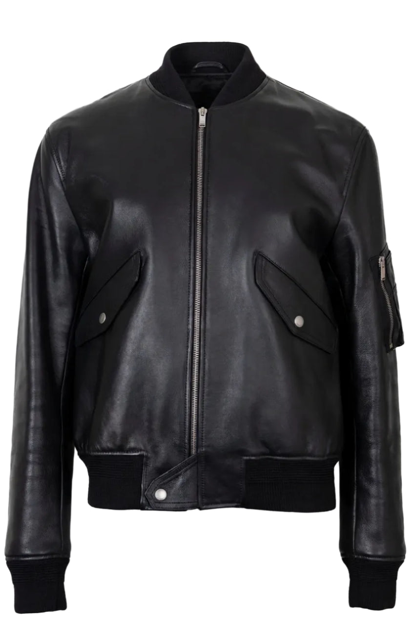 SAINT LAURENT 2021 Biker Jacket Leather Black