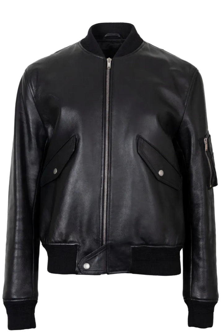 SAINT LAURENT 2021 Biker Jacket Leather Black